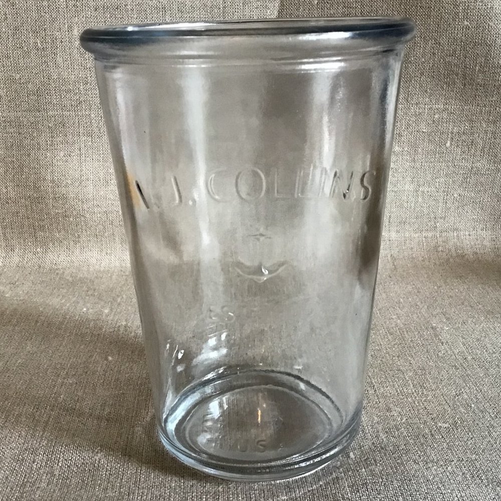 Anchor Hocking I. J. Collins 1905 Glass Tumbler